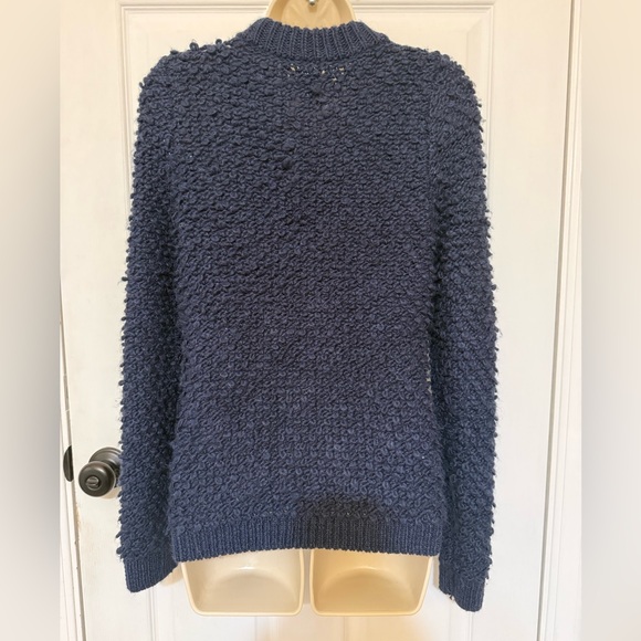 NWT Lucky Brand Navy Zip Cozy Knit Sweater | Cozy Winter Layer | Size S - Picture 4 of 6